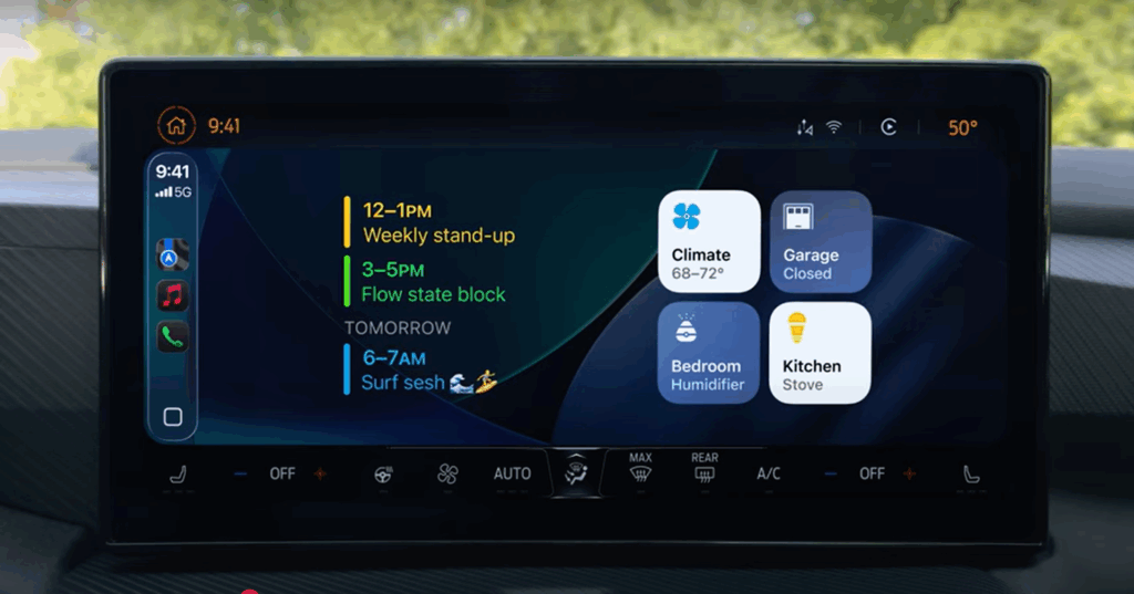 CarPlay widgets / Apple